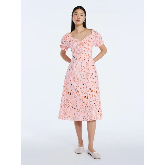 Scoop Women's and Women's Plus Lace Collar Dress, Sizes XS-4X | Walmart (US)