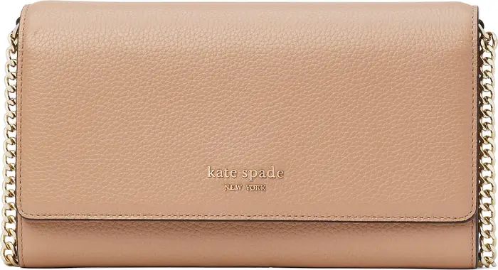 kate spade new york roulette leather wallet on a chain | Nordstromrack | Nordstrom Rack