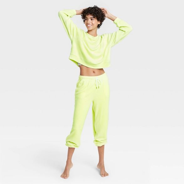 Women's Reverse Fleece Lounge Sweatshirt - Colsie™ | Target