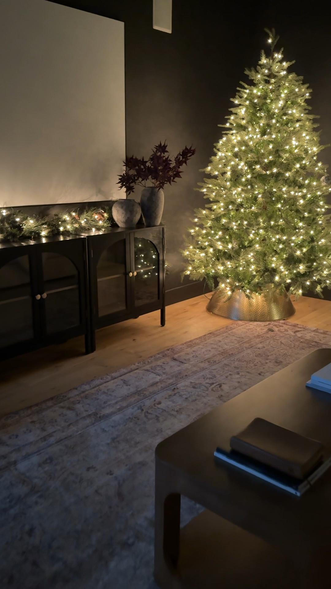 Moody media room vibes on a cozy Sunday afternoon! Loving our Barton sectional and Park armchair from Albany Park, perfect for curling up with the family. The 7.5ft Christmas tree from Wayfair, twinkling with Amazon lights, sets the scene for holiday movie nights. This plush faux fur throw blanket from Wayfair is an absolute must-have for staying cozy all season long.


#LTKHome #LTKSaleAlert #LTKHoliday