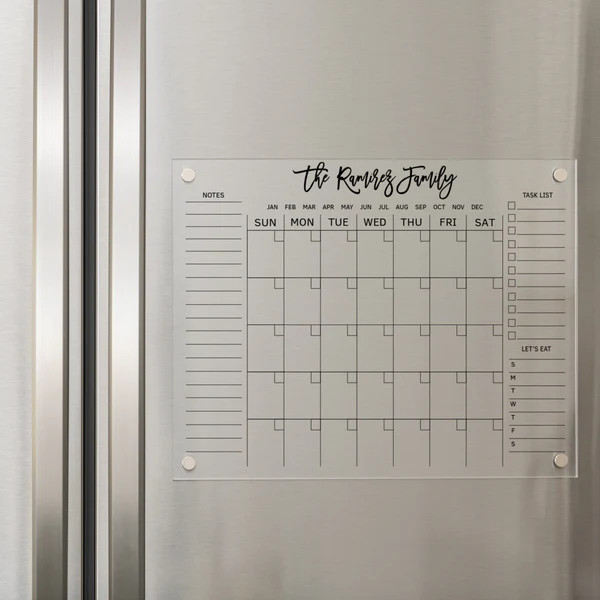 Personalized Fridge Calendar | 448 | Calen Love