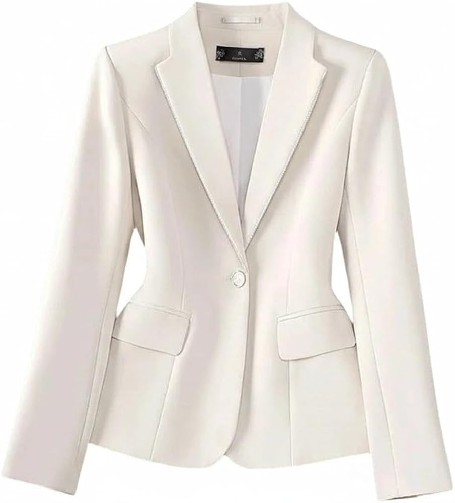 Womens Casual Formal Suit Jacket Spring Fall Business Work Blazer Coat | Amazon (US)