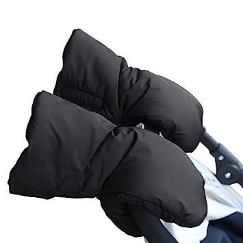 Berocia Black Waterproof Women Men Winter Stroller Gloves Hand Muff Warmers Extra Thick Anti-Free... | Amazon (US)
