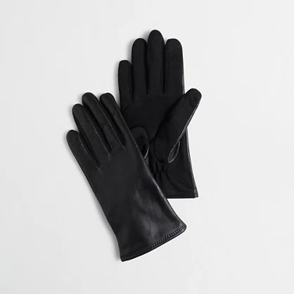 Leather tech gloves | J.Crew Factory