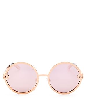 Quay Ukiyo Mirrored Round Sunglasses, 58mm | Bloomingdale's (US)