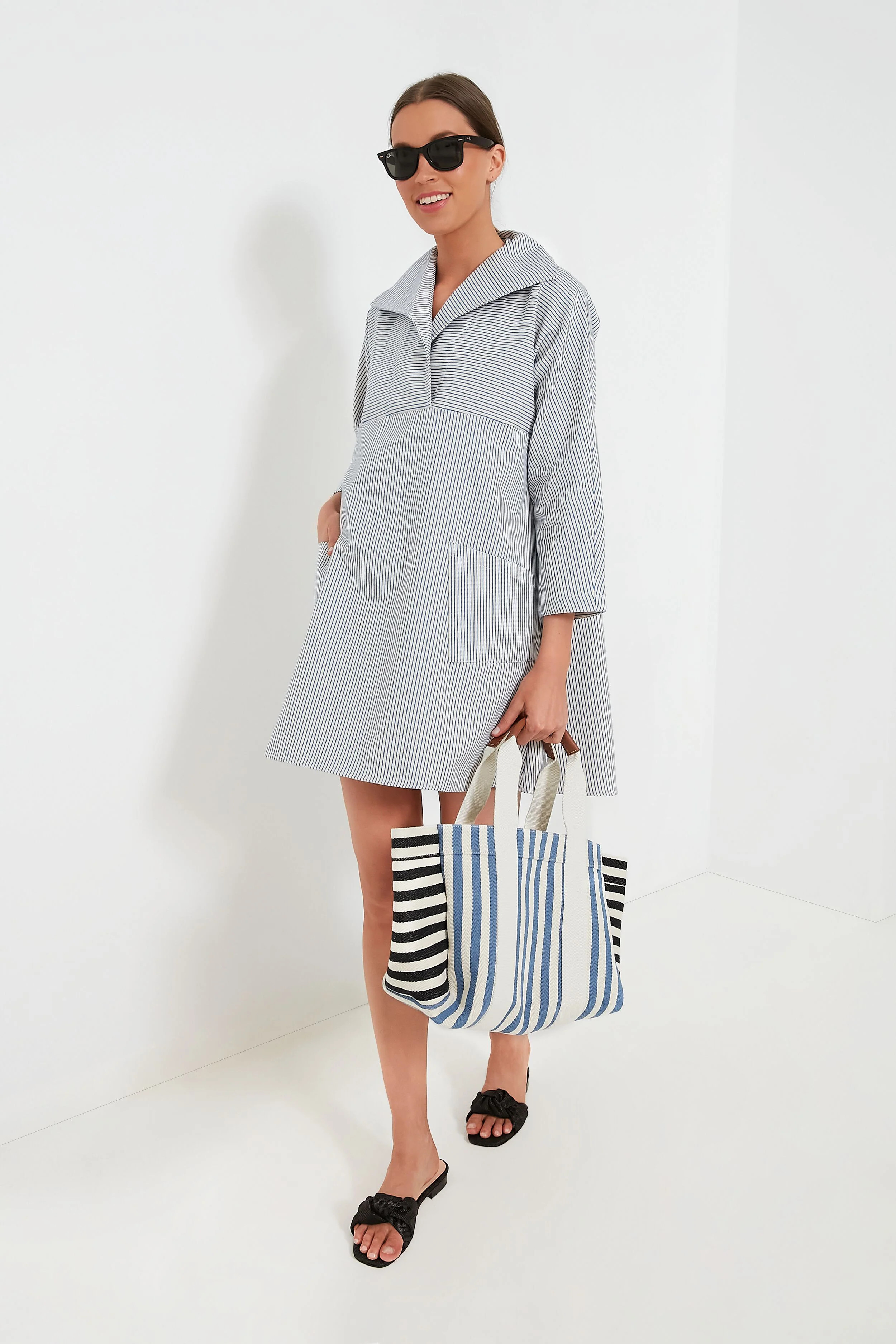 French Blue Stripe Sloane Dress 
                Tuckernuck | Tuckernuck (US)