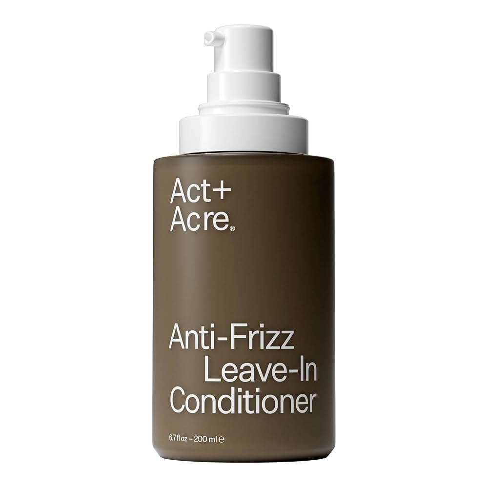 ACT+ ACRE Cold Processed 2% Squalene Anti-Frizz Leave In Conditioner - Deeply Nourishing Formula ... | Amazon (US)