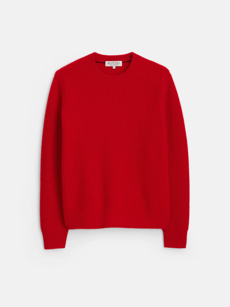 Jordan Sweater in Washed Cashmere | Alex Mill