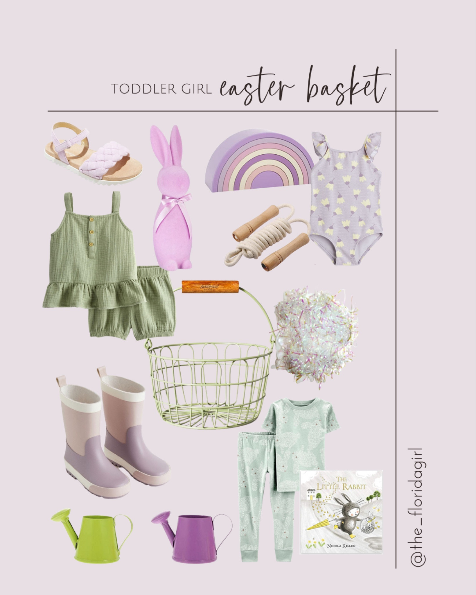 Toddler Girl Easter Basket #easter #easterbasket #basketsforkids #basket #holiday #holidaybasket #kidseasterfinds #rainboots #bathingsuit #spring #springbreak #oldnavy #romper #target #carters #toddler #toddlergirl #girls #kidsshoes #sandals #springfinds #spinglooks #gifts #giftideas #giftideasforkids #giftguide

#LTKSeasonal #LTKkids #LTKFind