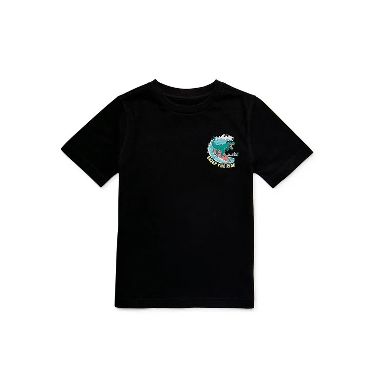 365 Kids Boys Short Sleeve Front Back Graphic T-Shirt, Sizes 4-10 | Walmart (US)