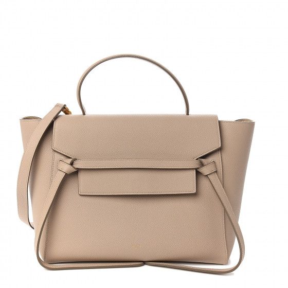 Grained Calfskin Mini Belt Bag Light Taupe | Fashionphile