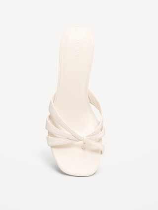 Strappy Kitten-Heel Sandals for Women | Old Navy (US)