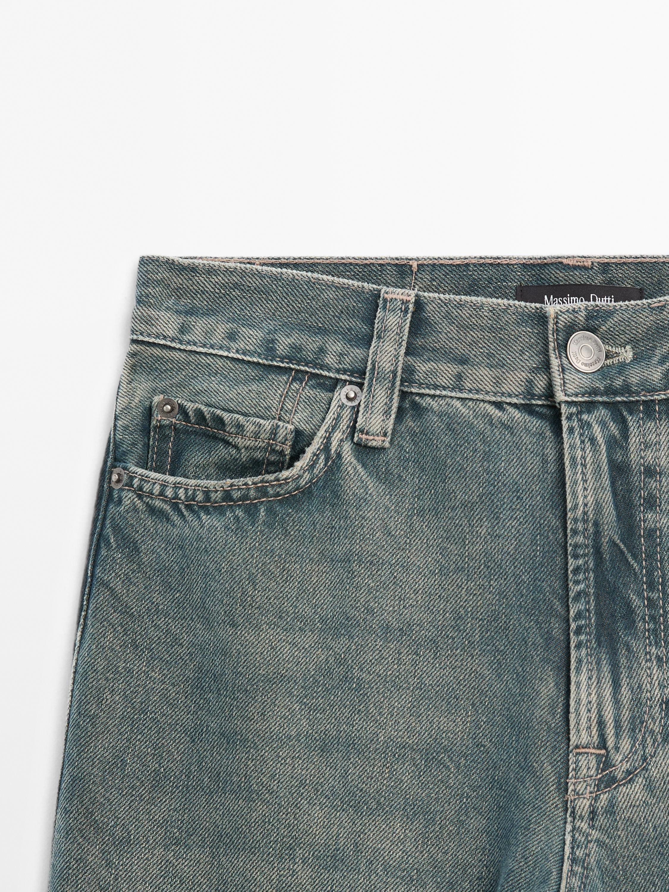 Straight-leg high-waist jeans · Light Blue, Dark Blue, Medium Blue, Black · Dressy | Massimo Du... | Massimo Dutti UK