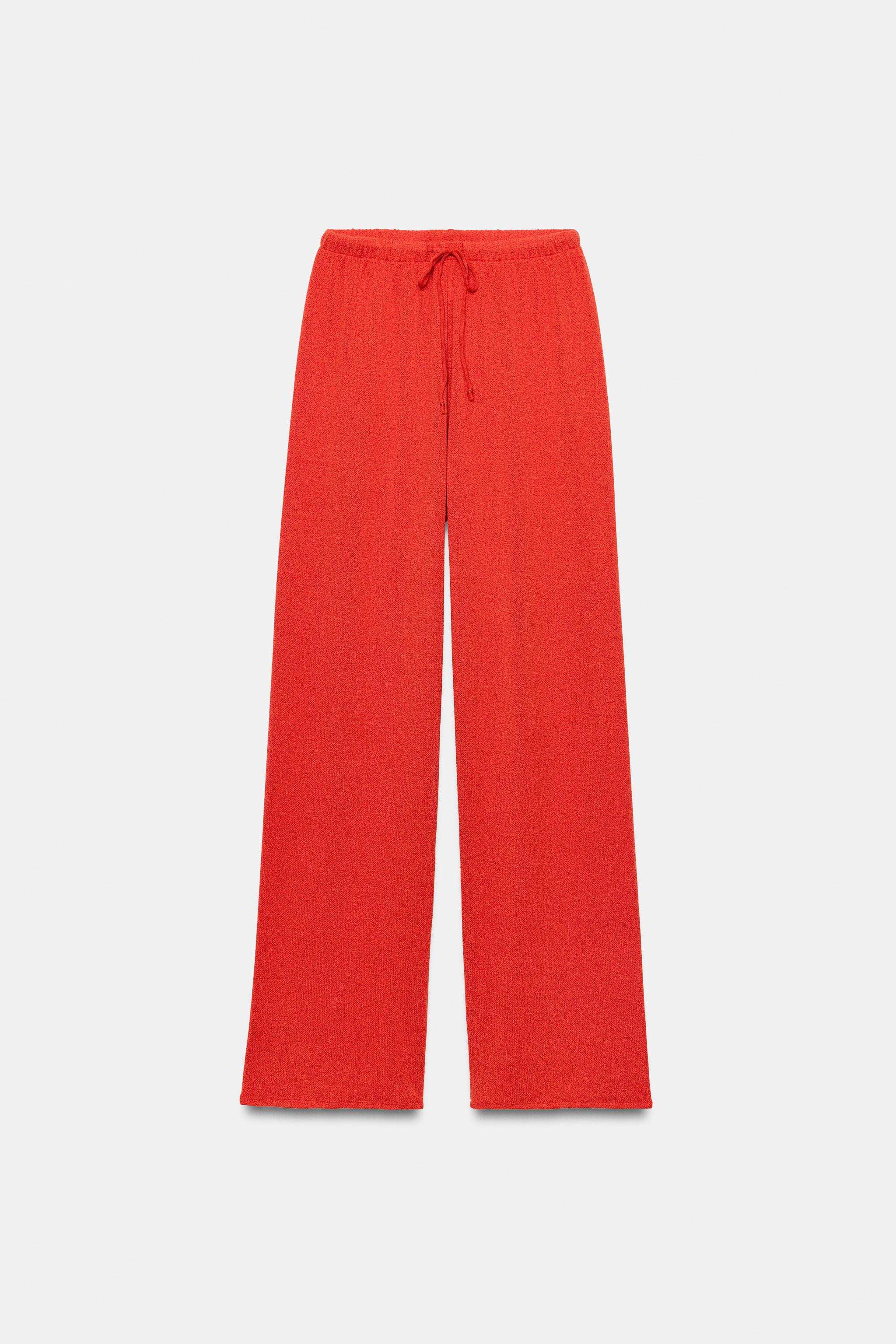 RUSTIC WIDE-LEG TROUSERS | Zara US
