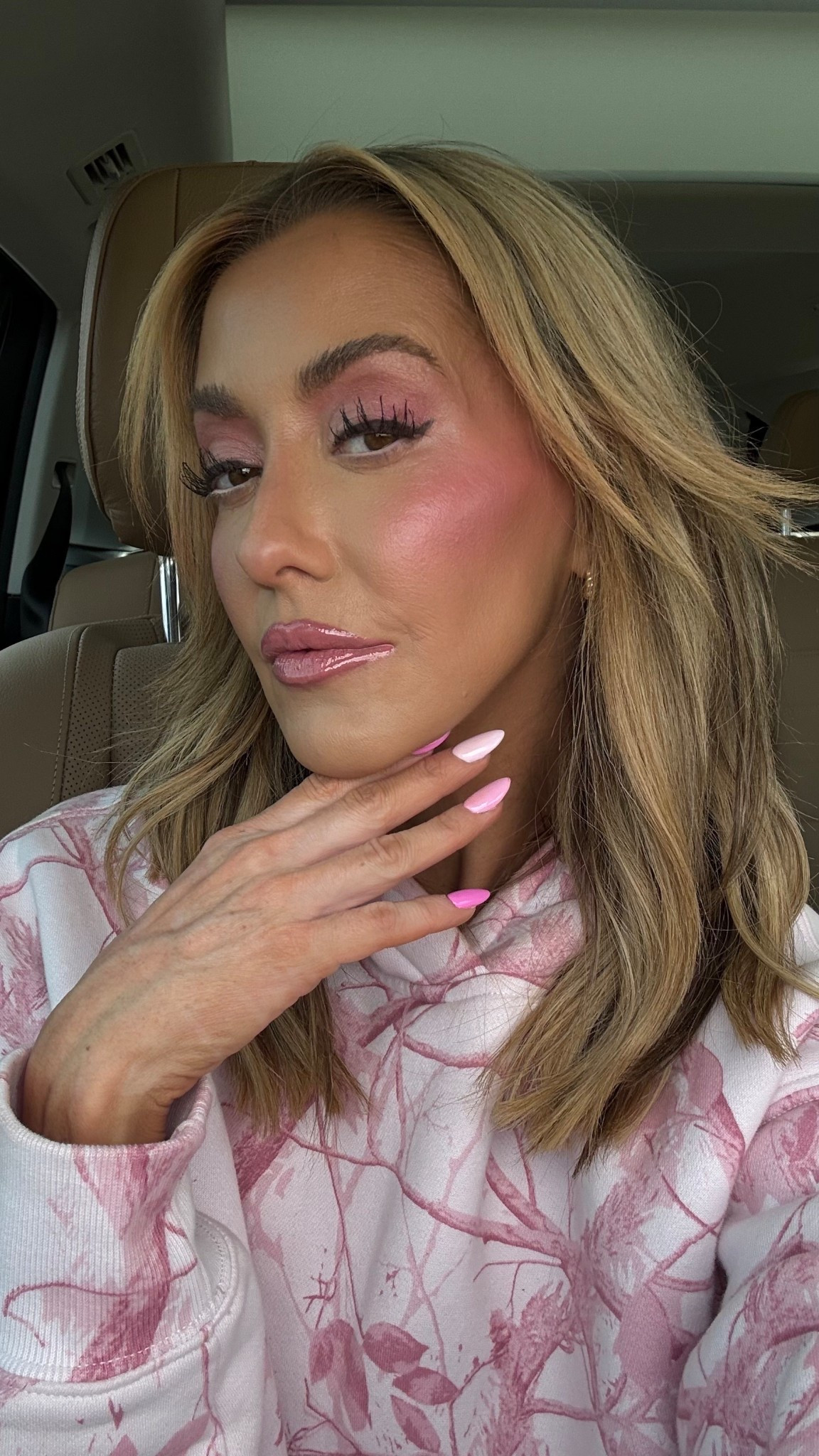 Makeup look of the day! I have been leaning into more pink shades & LOVING it! 🎀

#LTKgrwm #LTKBeauty #LTKselfcare