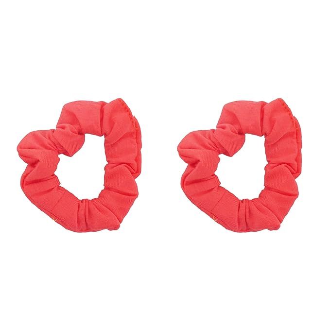 Set of 2 Solid Scrunchies (Coral) | Amazon (US)