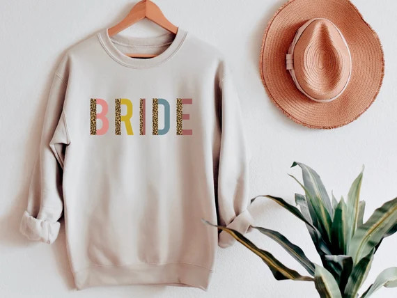 Bride Sweatshirt, Bridal Shower Gift, Engagement Announcement, Bride Sweatshirt, Engaged Sweatshi... | Etsy (US)