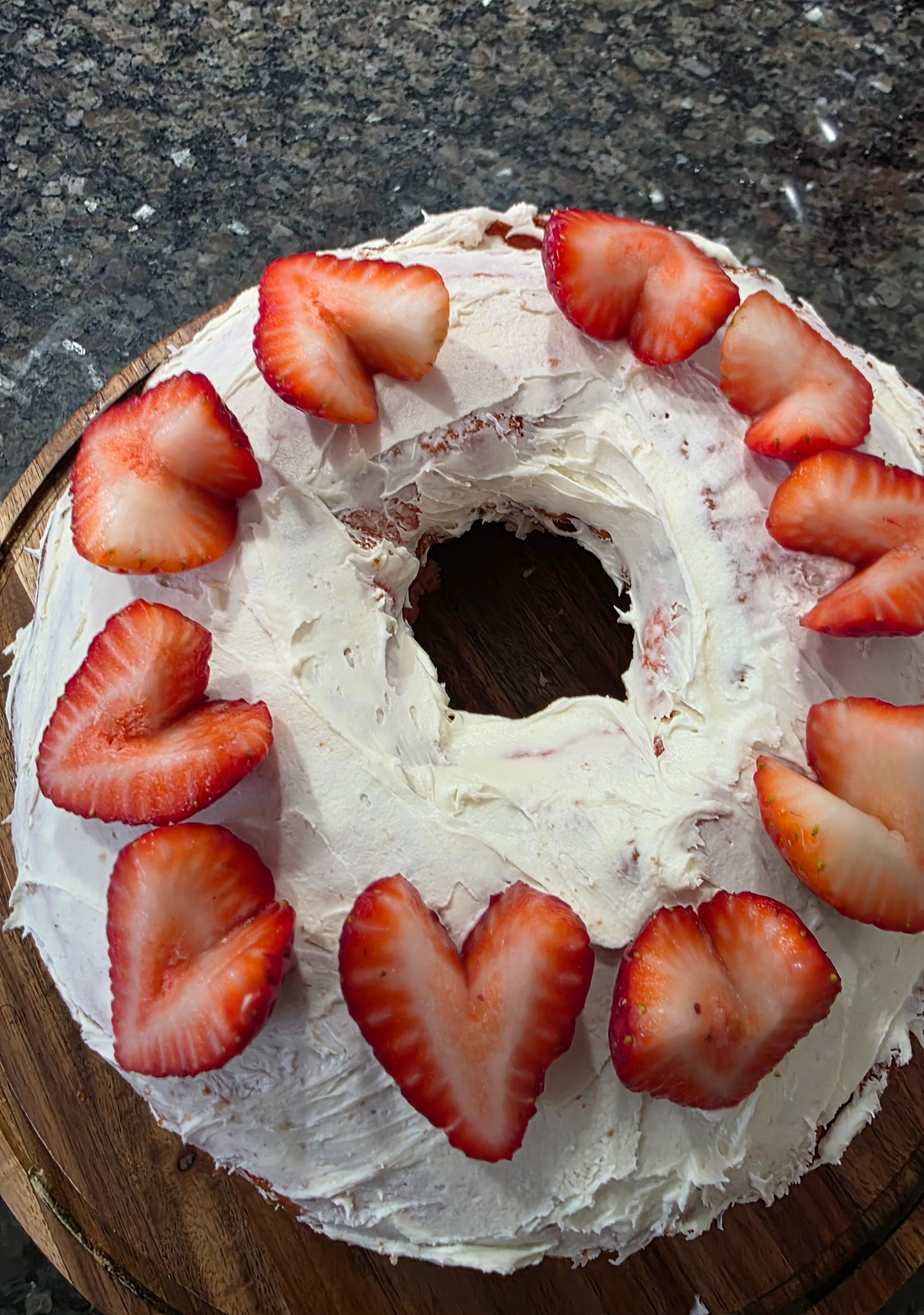 Home baked strawberry cake.

#LTKfoodie #LTKHome