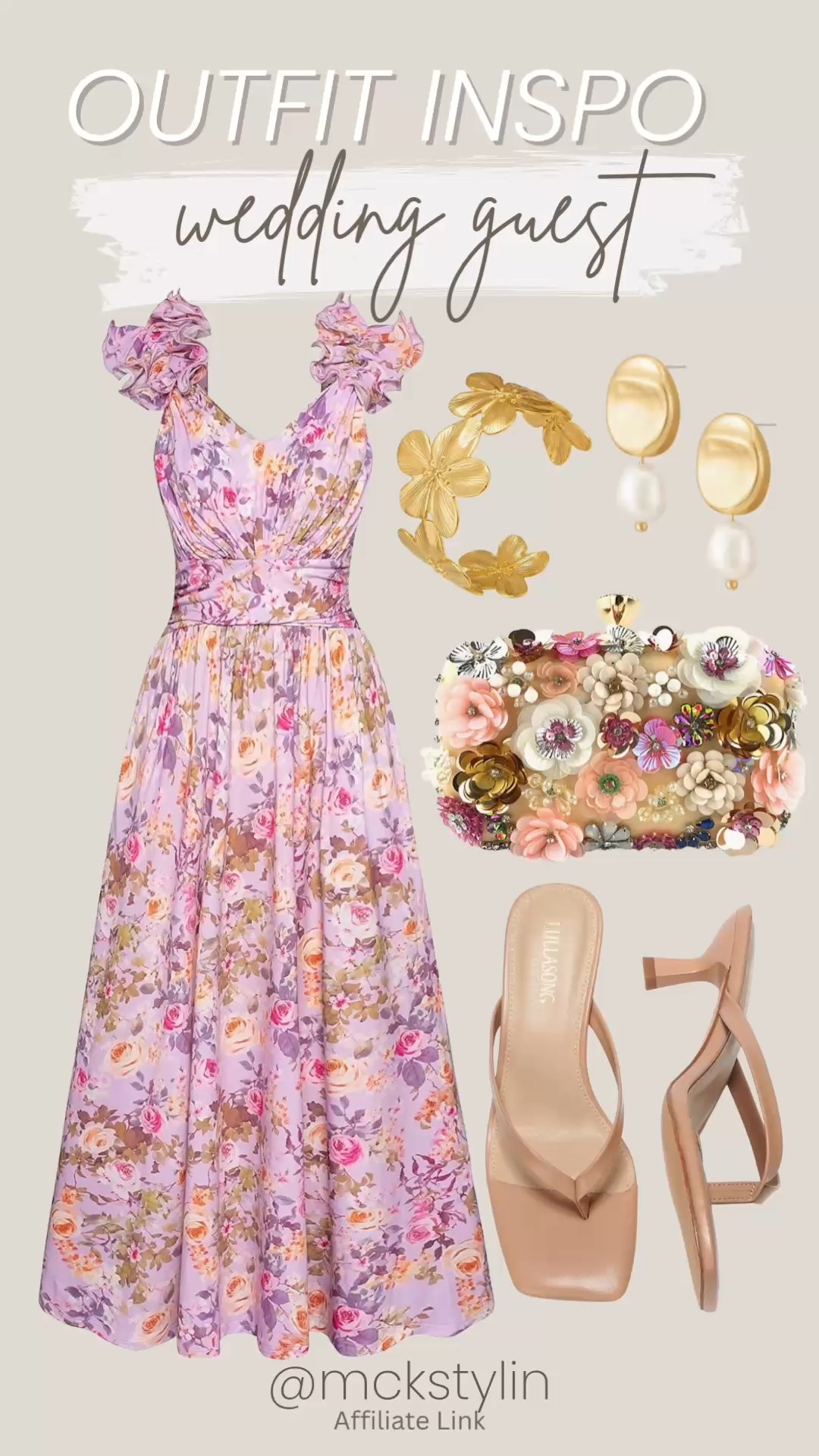 Gorgeous floral inspired wedding guest look from Amazon 

#LTKWedding #LTKgrwm #LTKootd