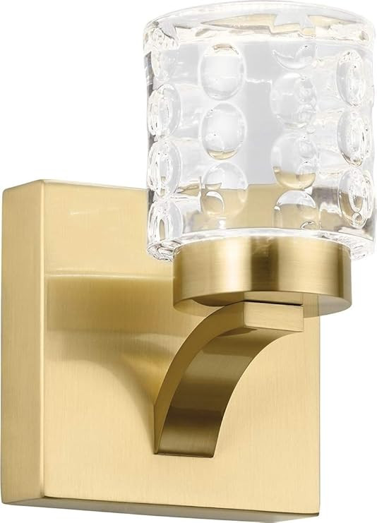 Elan 84039CG Rene Wall Sconce, 1-Light LED 8 Watts, Champagne Gold | Amazon (US)