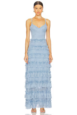 OW Collection Marina Maxi Dress in Ash Blue from Revolve.com | Revolve Clothing (Global)