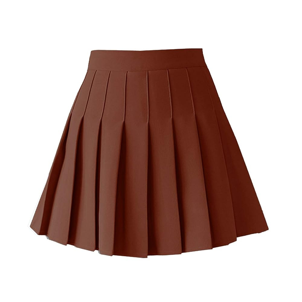 TONCHENGSD Women's High Waist Pleated Mini Skirt Skater Tennis Skirt | Amazon (US)