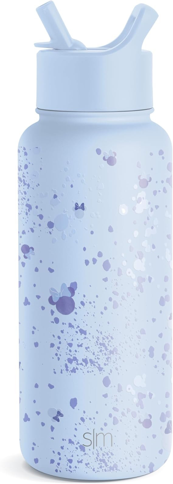 Simple Modern Disney Minnie Mouse Water Bottle with Straw Lid Vacuum Insulated Stainless Steel Me... | Amazon (US)