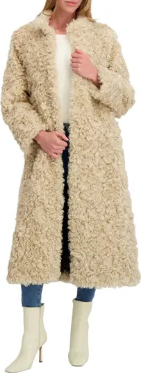 Fur-Free Lamb (Faux Fur) Coat | Nordstrom