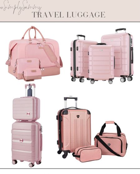 Travel luggage , vacation luggage , overnight bag , carry on luggage , spring break luggage , duffel bag , pink luggage , pink weekend bag , pink duffel bag , Amazon luggage , Amazon finds 

#LTKtravel #LTKitbag #LTKSeasonal