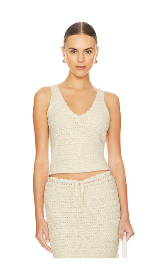 Matilde Top in Oat | Revolve Clothing (Global)