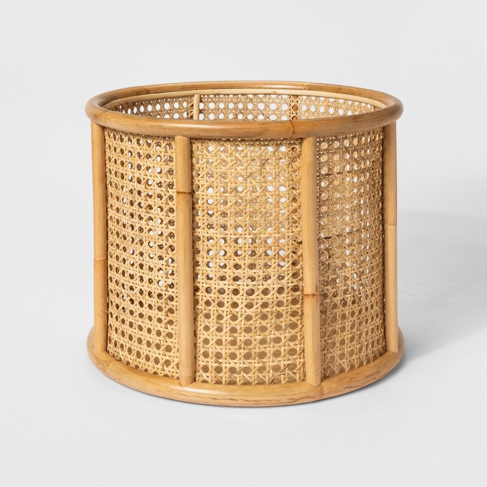 15"" x 12"" Decorative Rattan Cane Basket Brown - Project 62 | Target