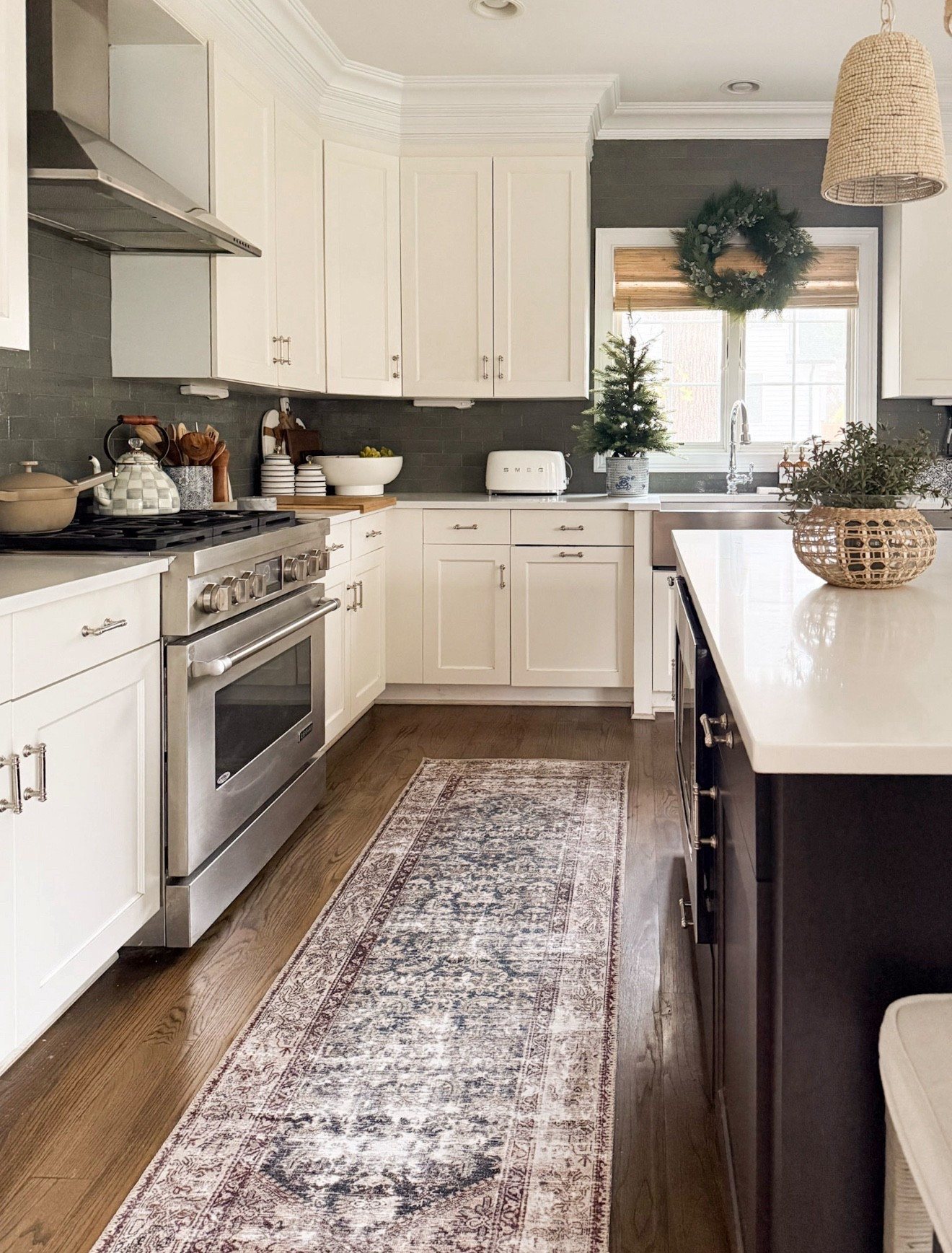 Winter kitchen indoor — I’ll be taking down the wreath soon but everything else stays up! Cozy candles and winter greenery makes everything feel warm and homey 🙌🏻

#LTKHome #LTKFindsUnder50 #LTKSeasonal