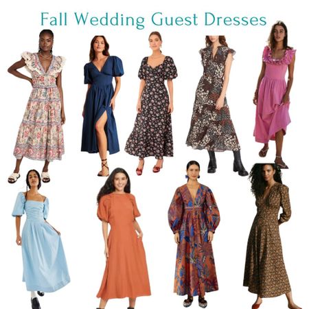 Fall wedding guest dresses! Maxi & Midi always!! 

#LTKwedding #LTKSeasonal #LTKstyletip