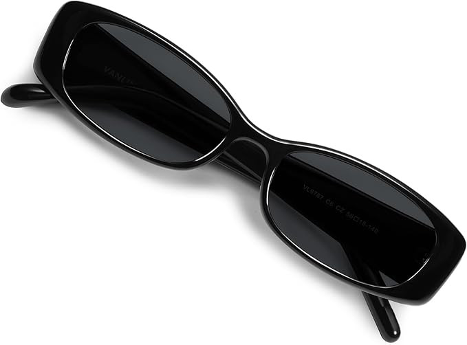VANLINKER Trendy Small Polarized Rectangle Sunglasses for Women Men Retro 90s Shades VL9787 | Amazon (US)
