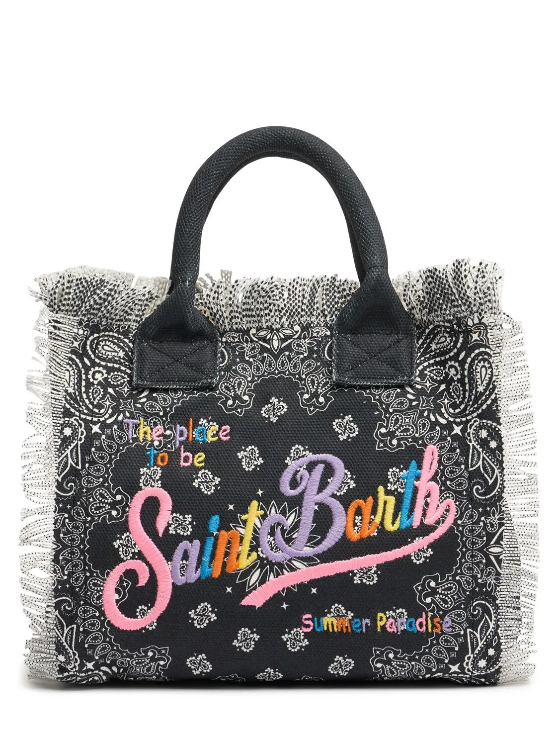 Bandana Print Cotton Tote Bag | Luisaviaroma