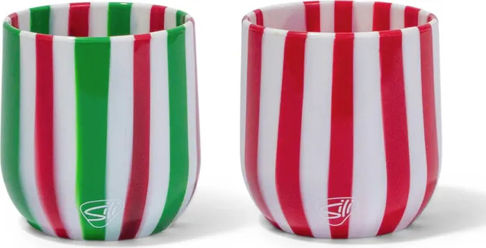 Silipint Silicone Wine Glasses 2 Pack Peppermint | Nordstrom | Nordstrom