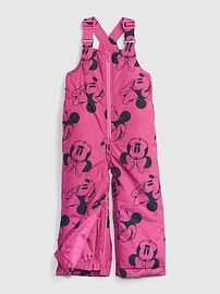 babyGap &#x26;#124 Disney Minnie Mouse Snow Bib Overalls | Gap (US)