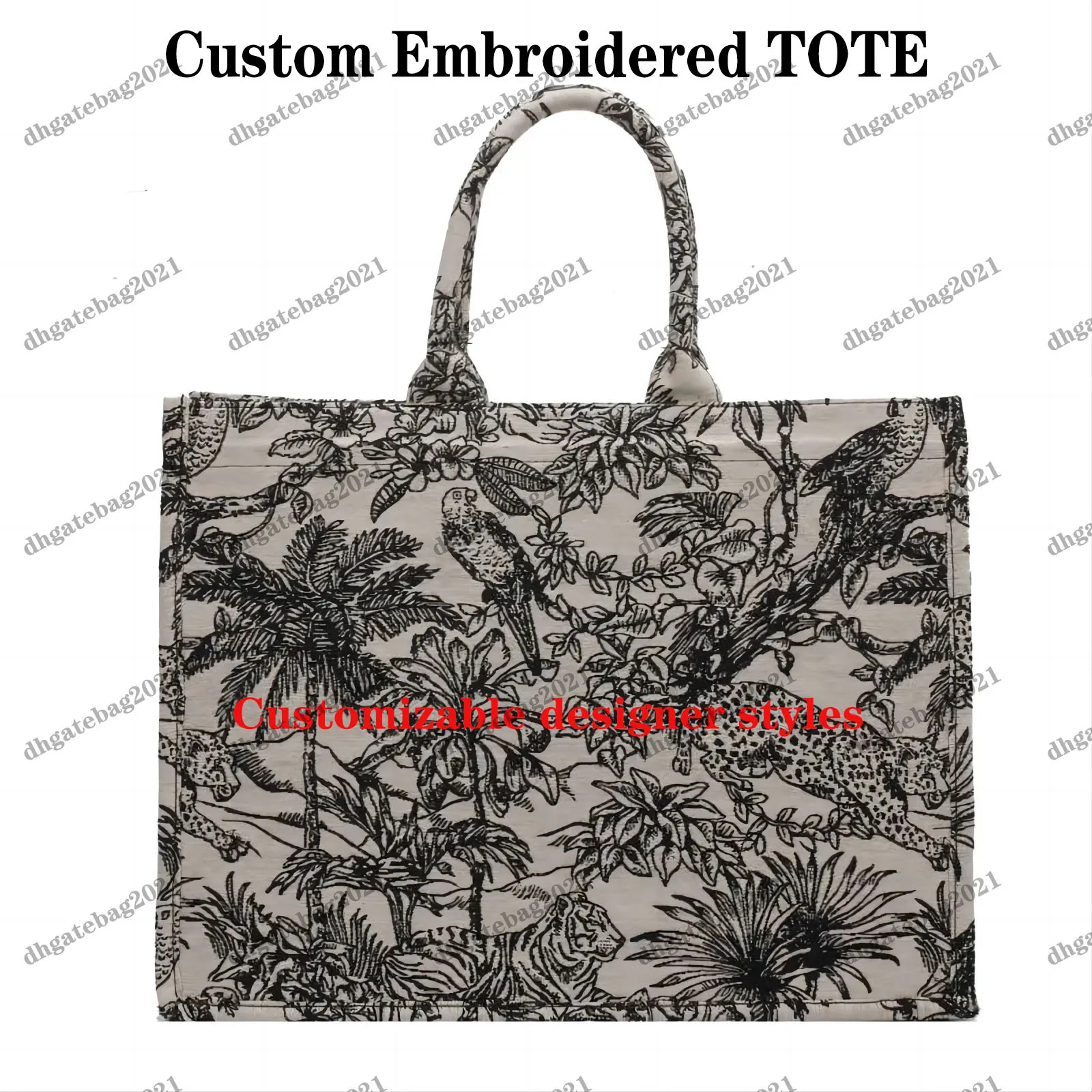 CUSTOMIZABLE EMBROIDERY DESIGNER BAG Handbag Embroidery Tote Gift silk scarves and Internal bag | DHGate