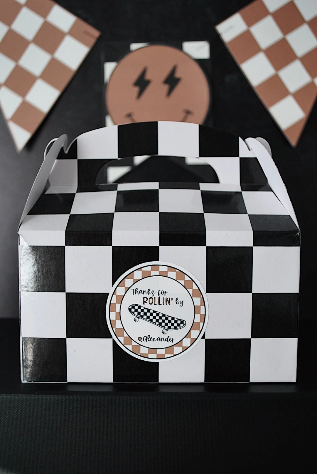 Personalized Birthday Stickers, Custom Thank You Stickers, Birthday Skateboard Sticker Label, Par... | Etsy (US)