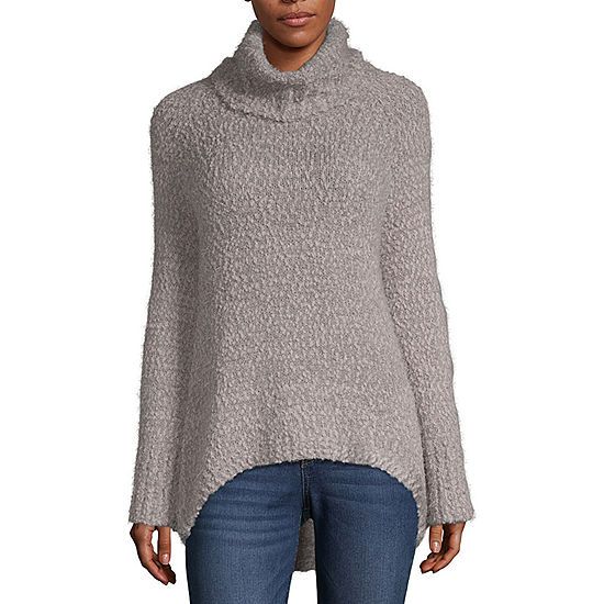 a.n.a Womens Cowl Neck Long Sleeve Pullover Sweater | JCPenney