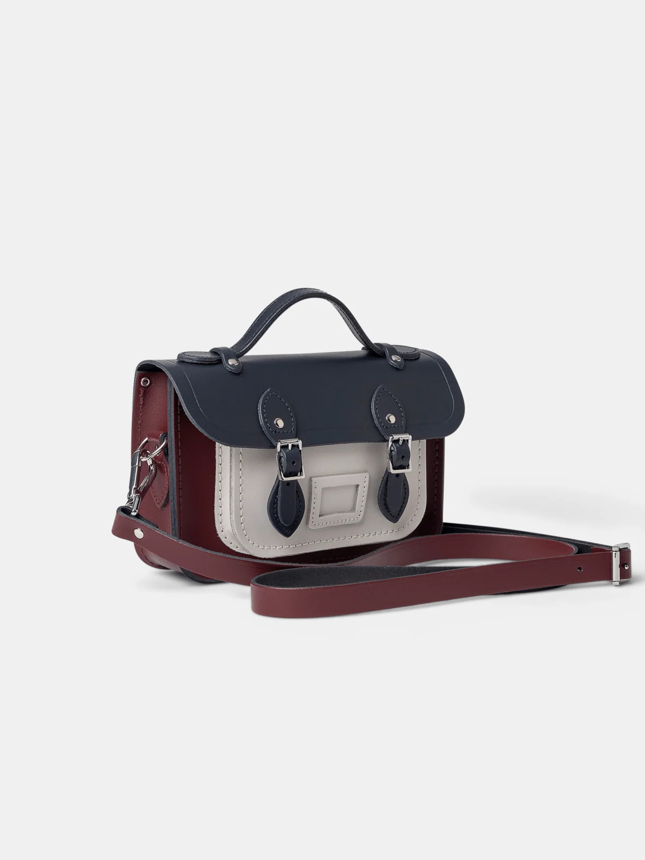 The Mini -  Clay, Oxblood &amp; Navy | The Cambridge Satchel Company