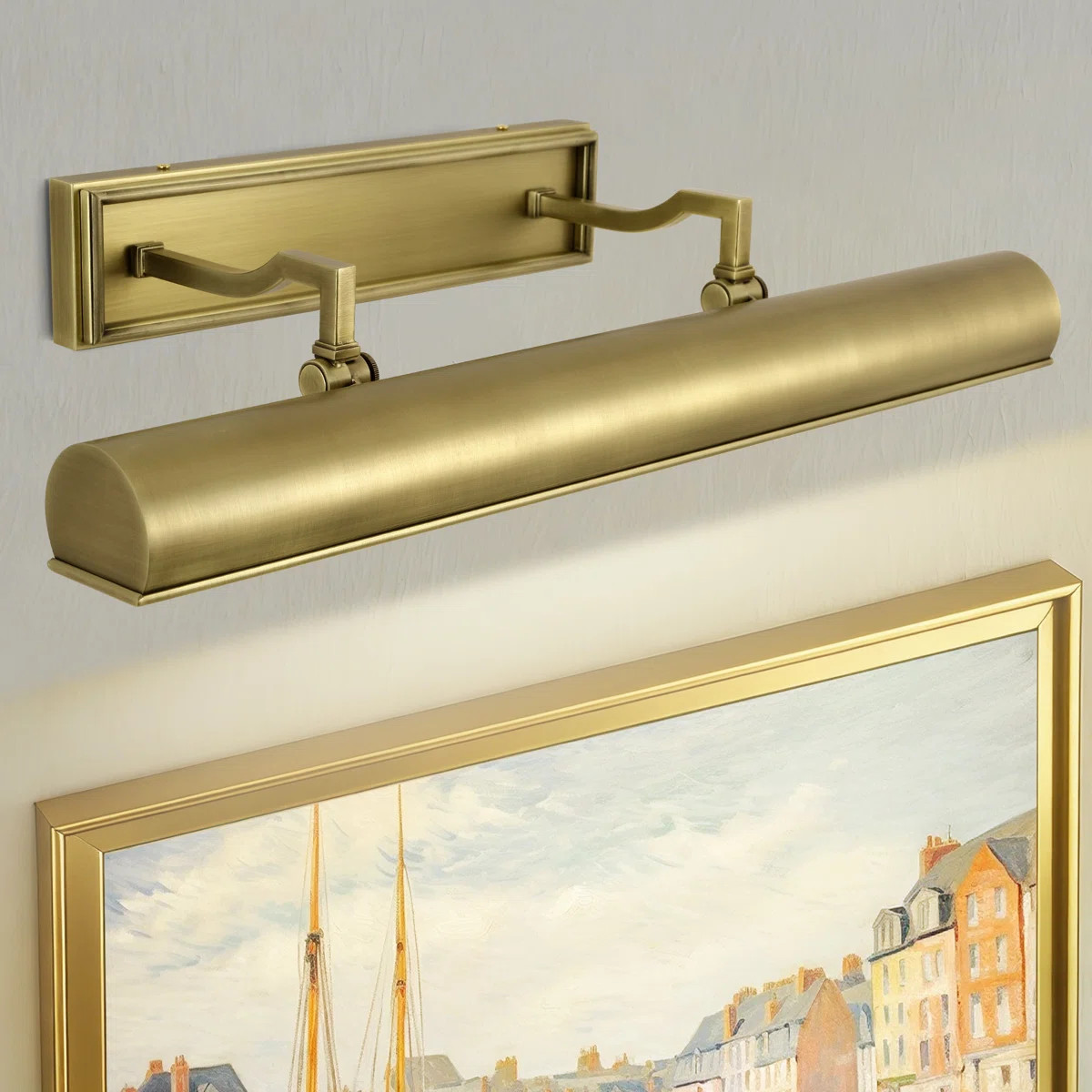 12"/24" Dimmable Black Modern Wall Mounted Picture Lights With Adjustable | Wayfair North America