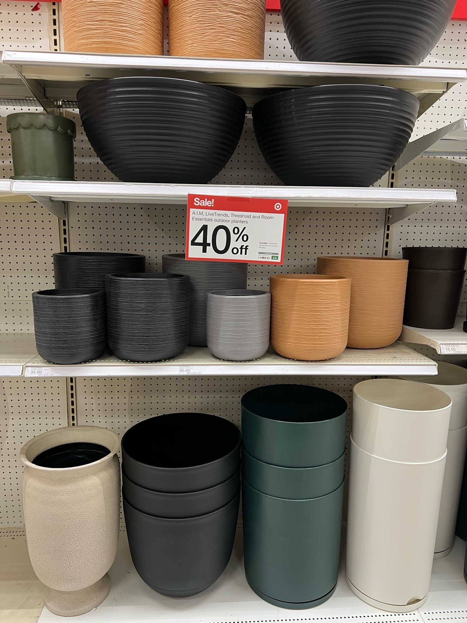40% off Target planters!! So many great options for indoor and outdoor!

#LTKSaleAlert #LTKHome #LTKSeasonal