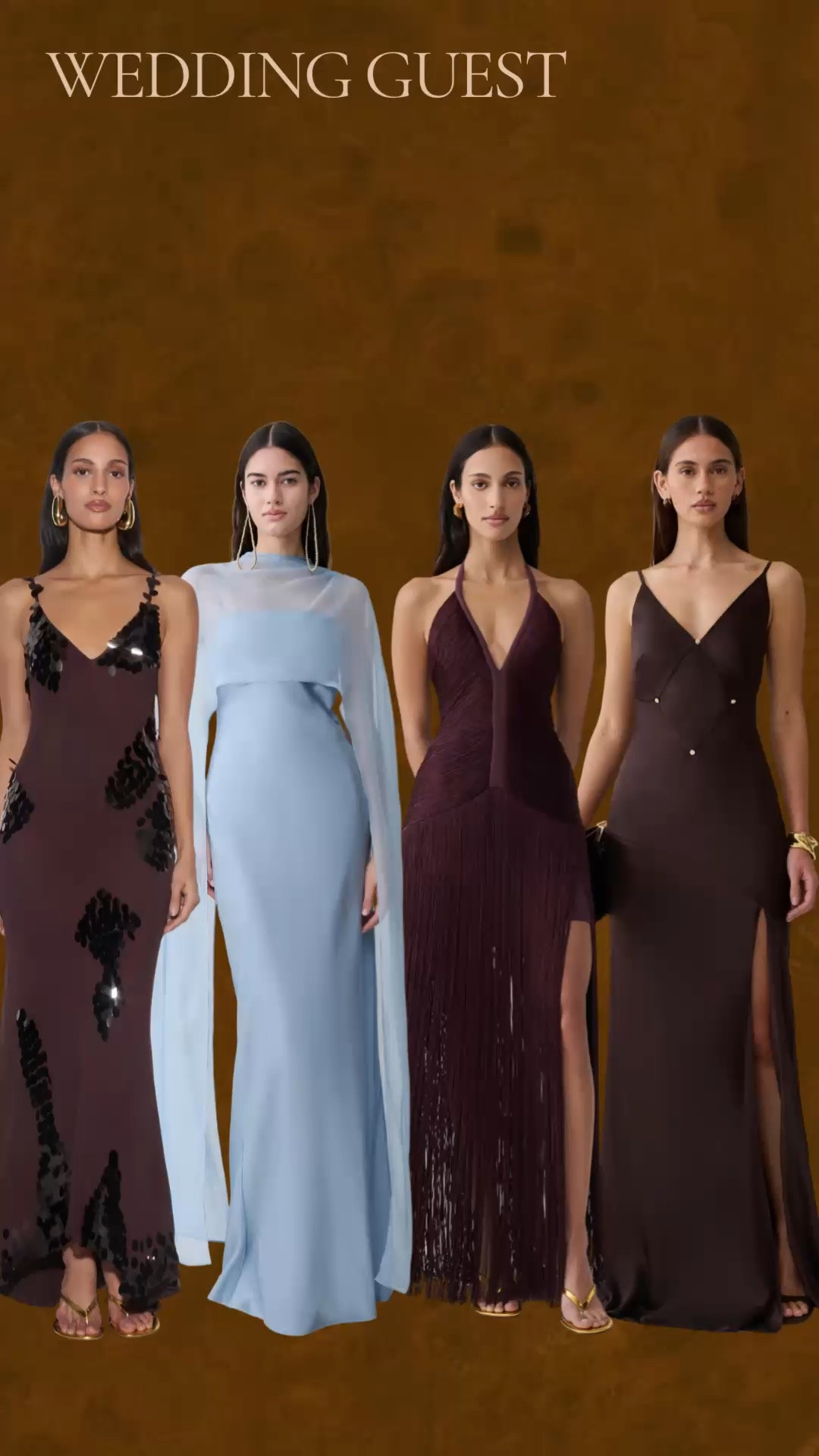 Wedding guest dresses for a fall wedding! Black tie wedding guest dresses.

#LTKootd