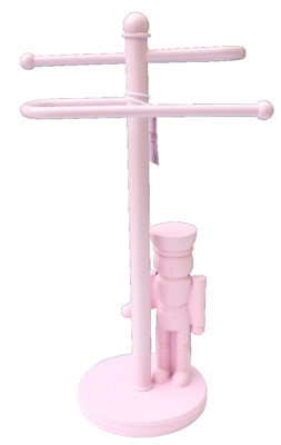 Pink Soldier Christmas Countertop Hand Towel Holder Freestanding Stand Bathroom | eBay US