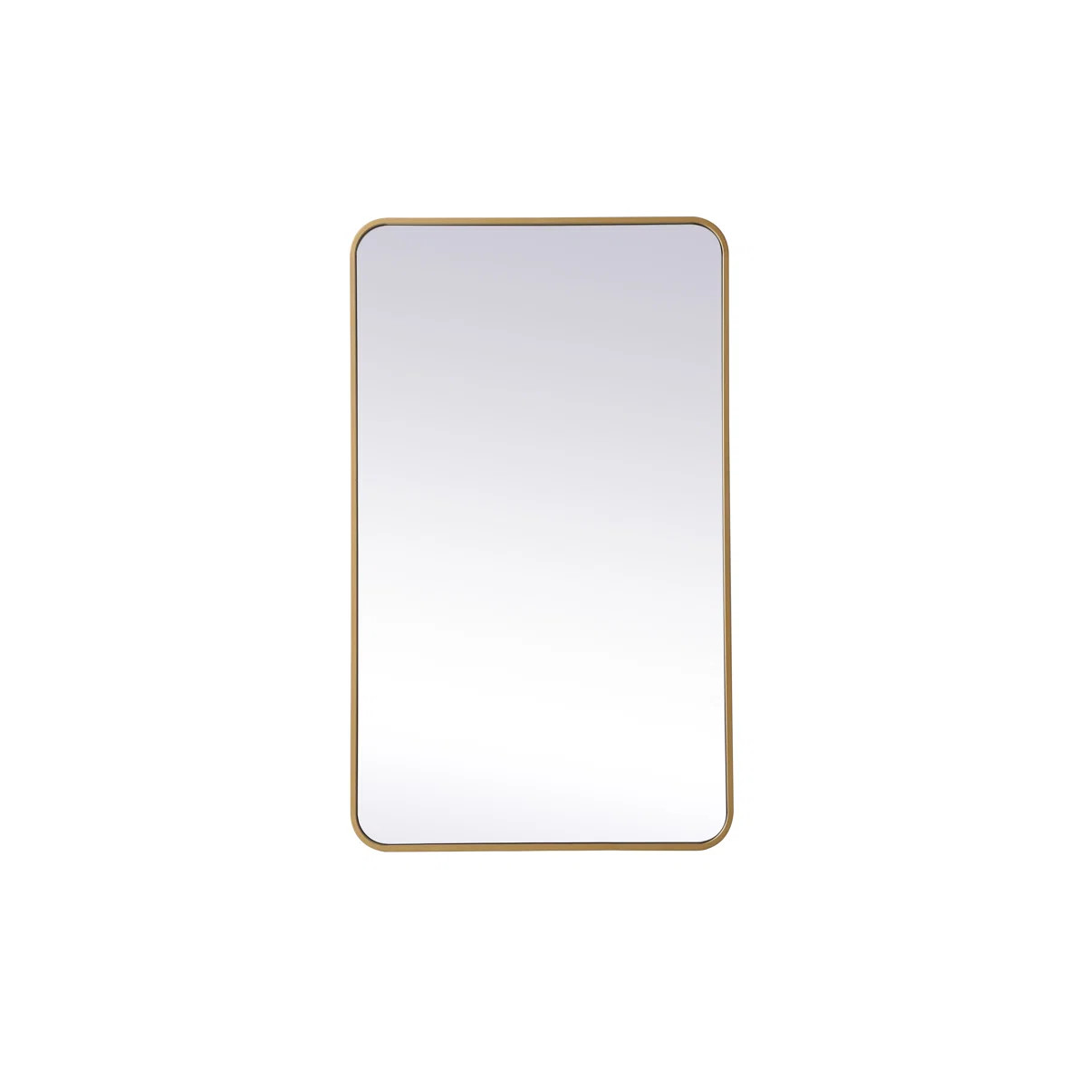 Sabine Metal Rounded Rectangle Wall Mirror | Wayfair North America