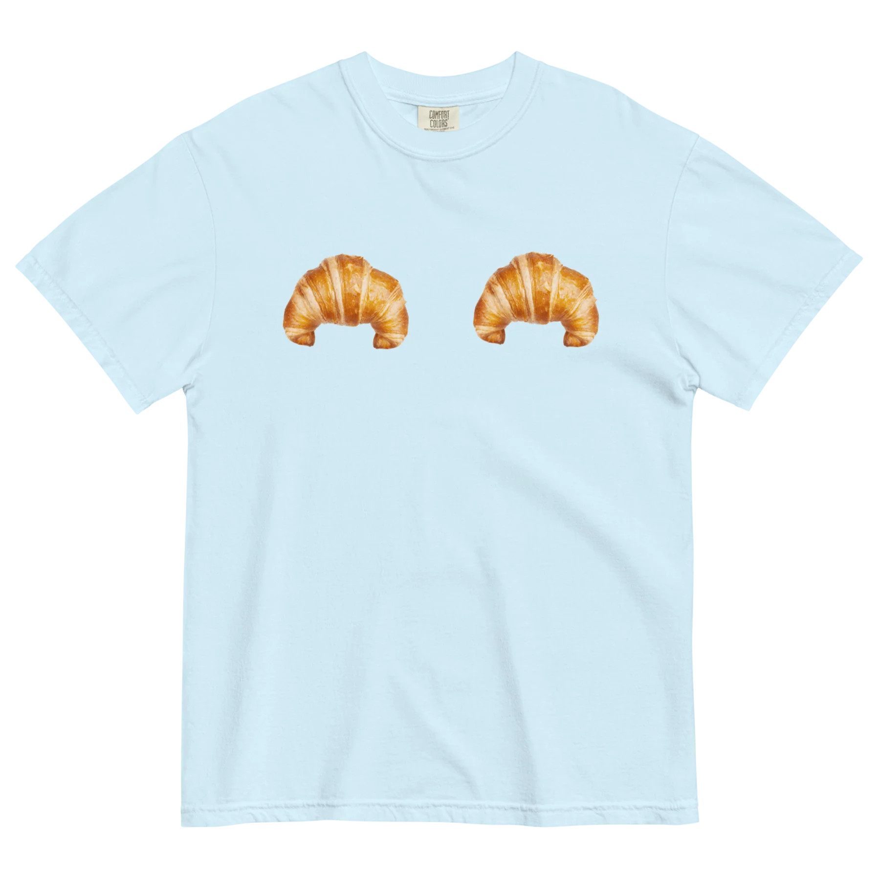 Croissant Twins Shirt 🥐 🥐 Croissant T-Shirt | Croissant Boob Shirt | Polychrome Goods