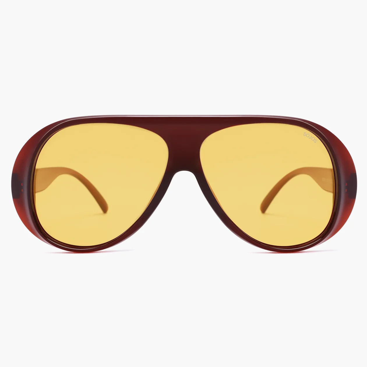 Retro Polarized Oversized 90s Aviator Sunglasses for Women SJ2661 | SOJOS VISION | SOJOS VISION