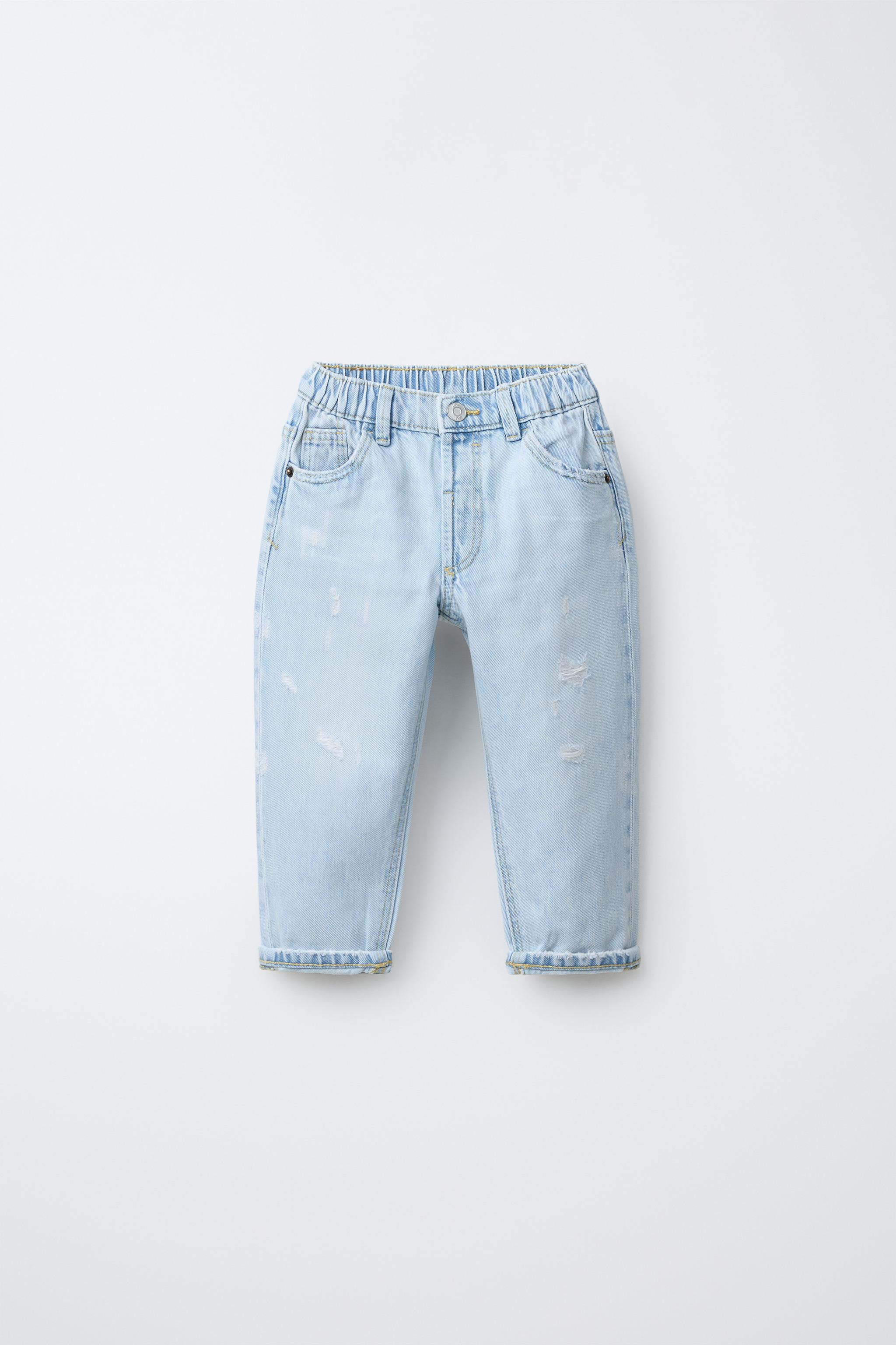 RIPPED LOW BAGGY JEANS | Zara UK