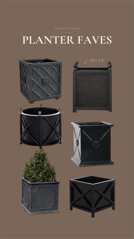 Favorite black planters! Use code LINDSEYPEDEY for 10% off ours! 

Outdoor, pots, planters, outdoor living, front porch, deck, garden, patio, mcgee and co, studio McGee 

#LTKSeasonal #LTKhome